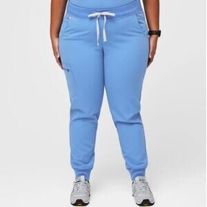 Figs Zamora Jogger Scrub Pants Ceil Blue Size XXL 2XL
